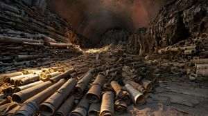 CNN: Un sul de papirus carbonizat de Vezuviu, descifrat integral cu ajutorul IA după aproape două milenii